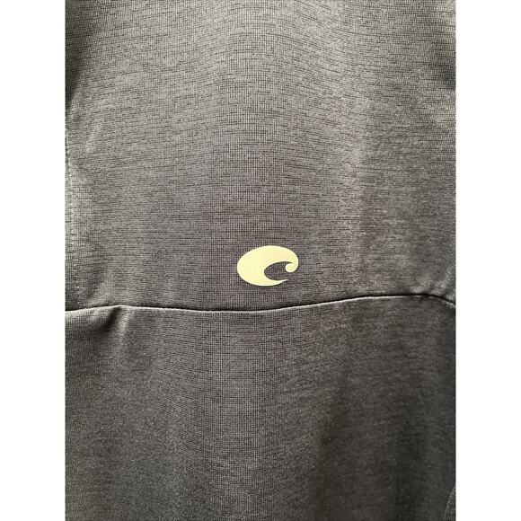 Men's Costa Long Sleeve 1/2 Zip Size Small Navy - Picture 2 of 6